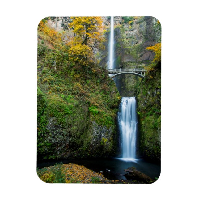 Ímã Cachoeiras Multnomah no Outono no Desfiladeiro do  (Vertical)
