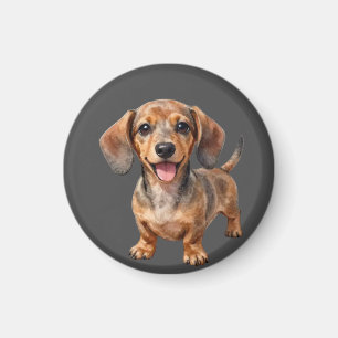 Imã Cachorrinho Dachshund Feliz