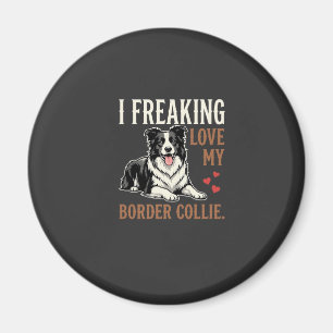 Imã Cachorro Amor Border Collie Engraçado