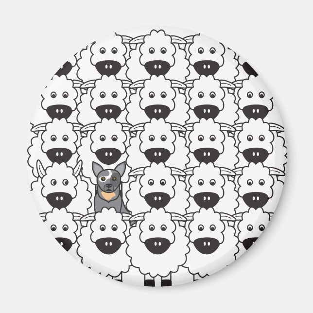 Imã Cachorro australiano em ovelha (Frente)