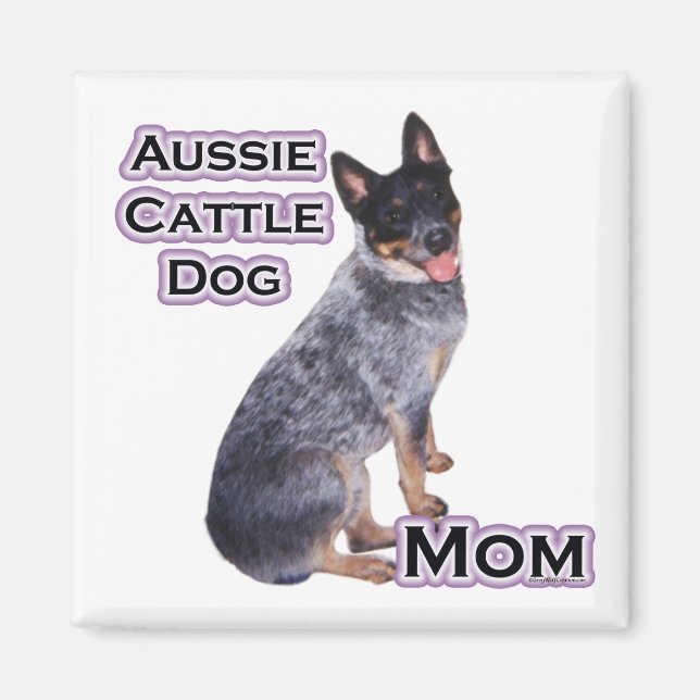 Imã Cachorro Australiano Mãe 4 - Magnet (Frente)