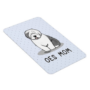 Ímã Cachorro Bonito OES Mãe Velha Cachorro Inglês Mãe 