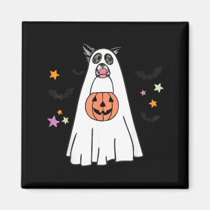 Imã Cachorro Border Collie Preto E Branco Boo Hallowee
