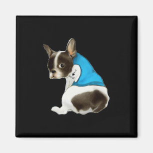 Imã Cachorro-buldogue-francês Eu Amo Mãe Tatuagem Cach