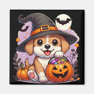 Imã Cachorro/cachorrinho de Halloween bonito