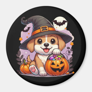 Imã Cachorro/cachorrinho de Halloween bonito