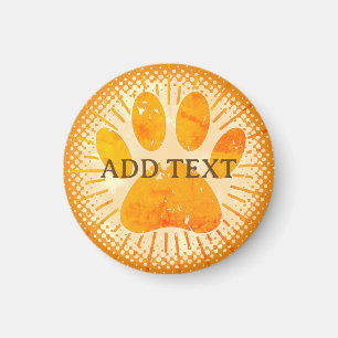 Imã Cachorro-Cachorro Distinto Impressão