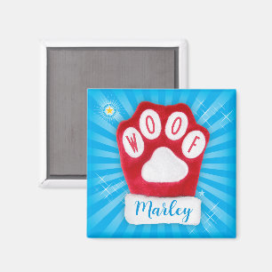 Imã Cachorro Cachorro Feliz Natal Papais noeis da Pata