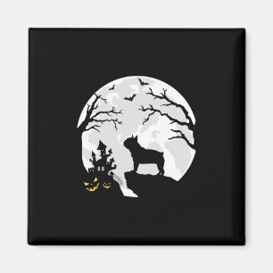 Imã Cachorro-Cachorro Na Lua Halloween Homens Vêm