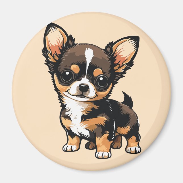 Imã Cachorro Chihuahua  (Frente)