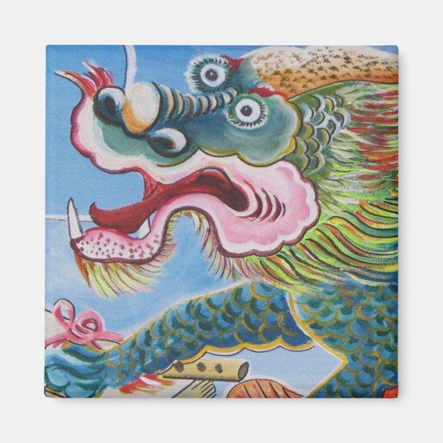 Imã Cachorro Chinês/Mural Guardião do Leão (Frente)