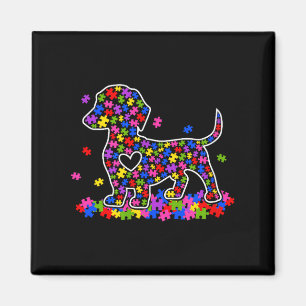 Imã Cachorro dachshund engraçado conscientização do au