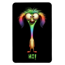 Ímã Cachorro de Cartoon Louco