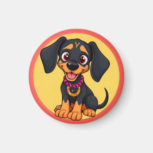 Imã Cachorro de Desenho Adorável