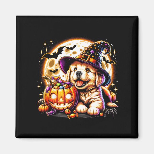 Imã Cachorro de Halloween (Frente)