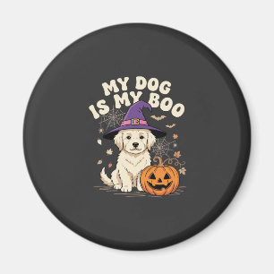 Imã Cachorro de Halloween Meu Cachorro É Meu Amor