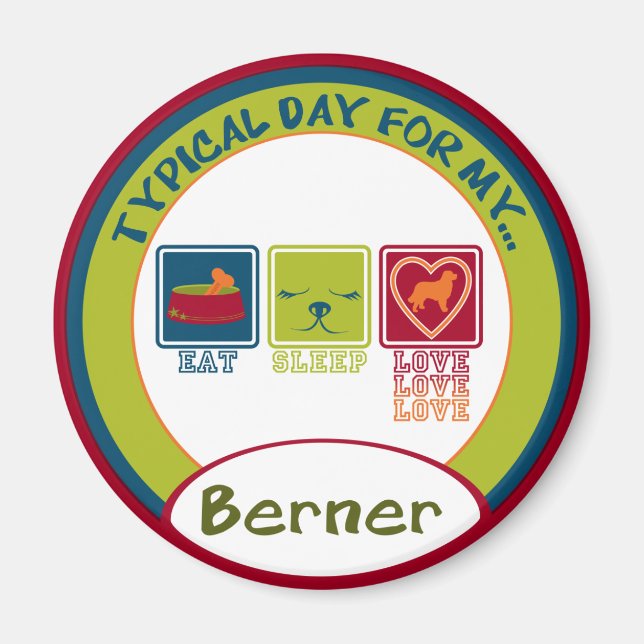 Imã Cachorro de Montanha Bernese [Berner] (Frente)