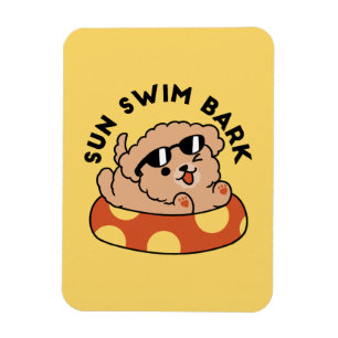 Ímã Cachorro de Verão legal flutuante - Festa de Pisci