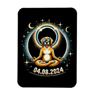 Ímã Cachorro do Eclipse Solar de 2024