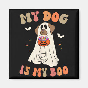 Imã Cachorro É Boo Fantasma Assustador Dia das Bruxas