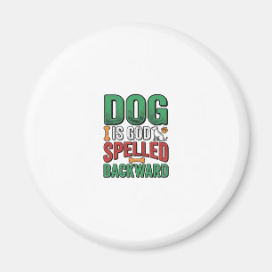 Imã Cachorro é Deus Escrito ao Contrário Camisa de Ama