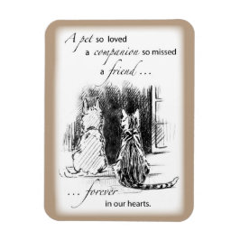 Ímã Cachorro e Gato Olhando para a Janela, Simpatia Pe