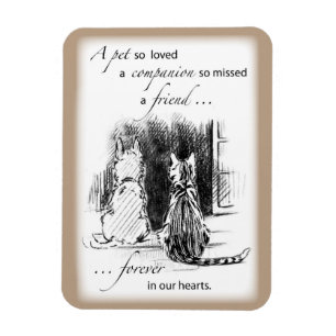 Ímã Cachorro e Gato Olhando para a Janela, Simpatia Pe