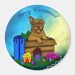 Imã Cachorro em Uma Caixa, Feliz Natal
