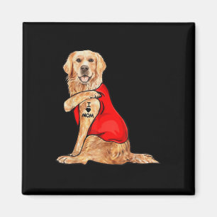 Imã Cachorro Engraçado Cachorro Bonito Adoro Mãe Tatua