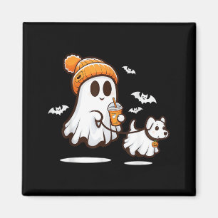 Imã Cachorro Fantasma Engraçado Andando Fantasma de Ca