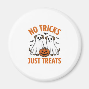 Imã Cachorro Fantasma Engraçado Halloween Sem Truques 