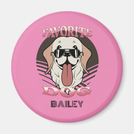 Imã Cachorro favorito, gracinha/pai Personalizar