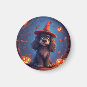 Imã Cachorro fofo de Halloween