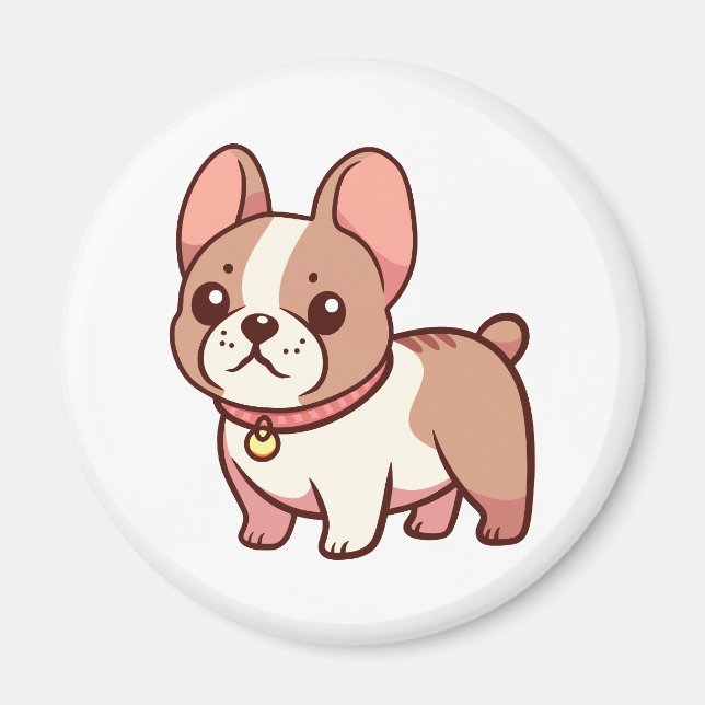 Imã Cachorro francês fofo (Frente)