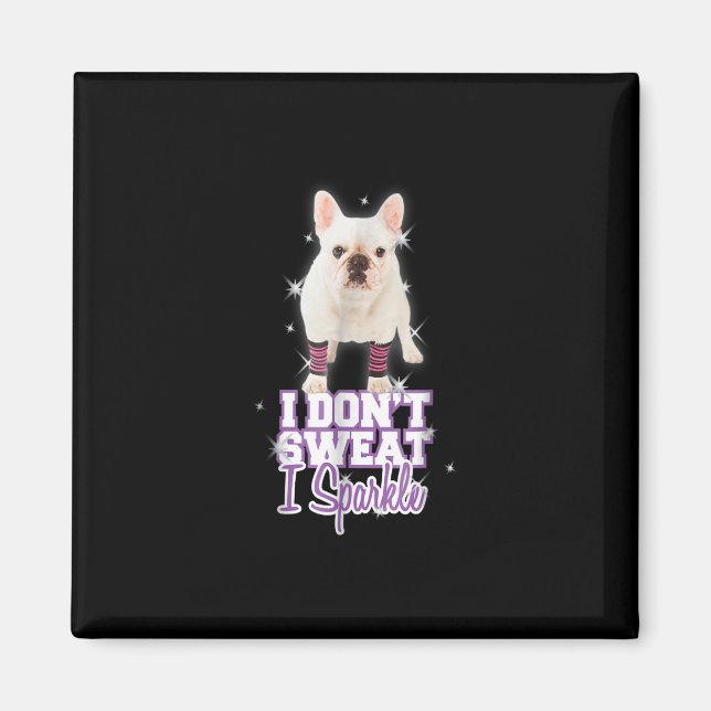 Imã Cachorro Francês Sparkle Para Cachorro Por Cachorr (Frente)