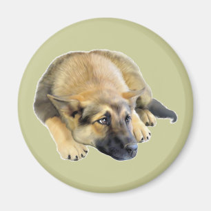 Imã Cachorro german shepherd