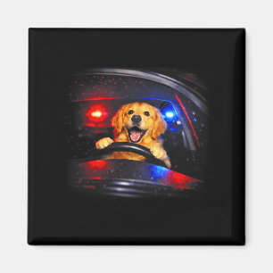 Imã Cachorro golden retriever dirigindo meme cachorro