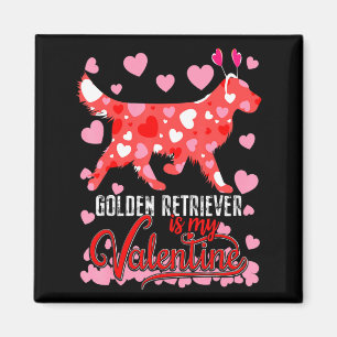 Imã Cachorro Golden Retriever Engraçado é Meu Namorado