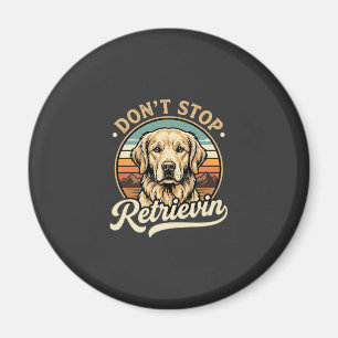 Imã Cachorro Golden Retriever Não Para de Recuperar