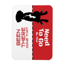 Ímã Cachorro Gone Potty Magnet - deixe o cachorro sair