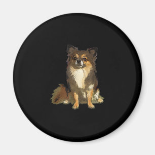 Imã Cachorro Gráfico de Cartões Cachorros de Chihuah