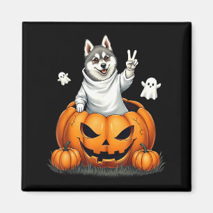 Imã Cachorro Klee Kai do Alasca do Fantasma do Boo da