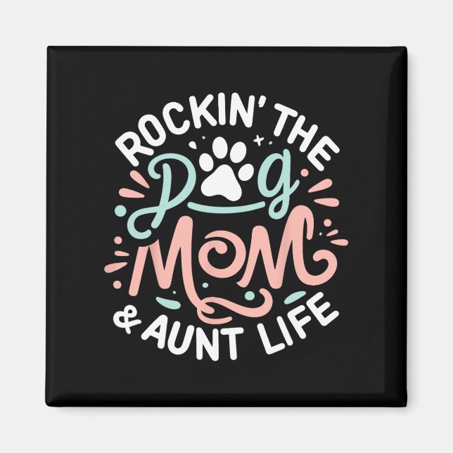 Imã Cachorro Mamãe E Tia Cachorro Sobrevivem Mãe (Frente)