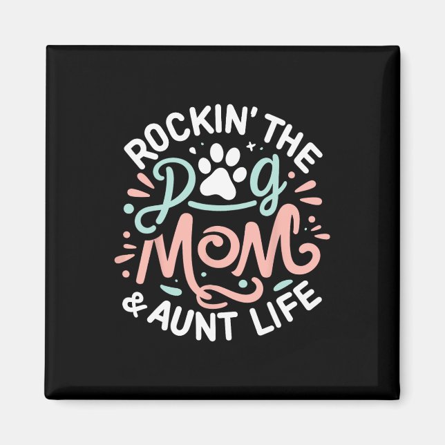 Imã Cachorro Mamãe E Tia Cachorro Sobrevivem Mãe (Frente)