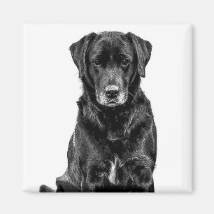 Imã Cachorro Negro-Labrador Cachorro-Pinto-Papoila-esb