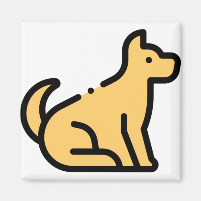 Imã Cachorro Pequeno (Frente)