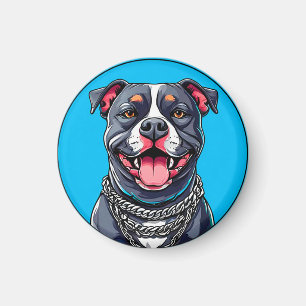 Imã Cachorro Pitbull