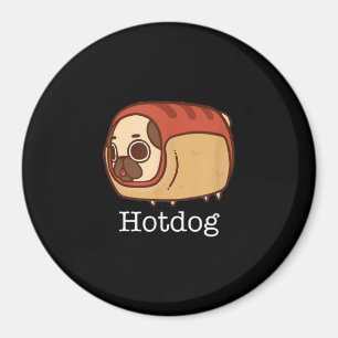 Imã Cachorro-quente bonito Adorável Cachorro Lover