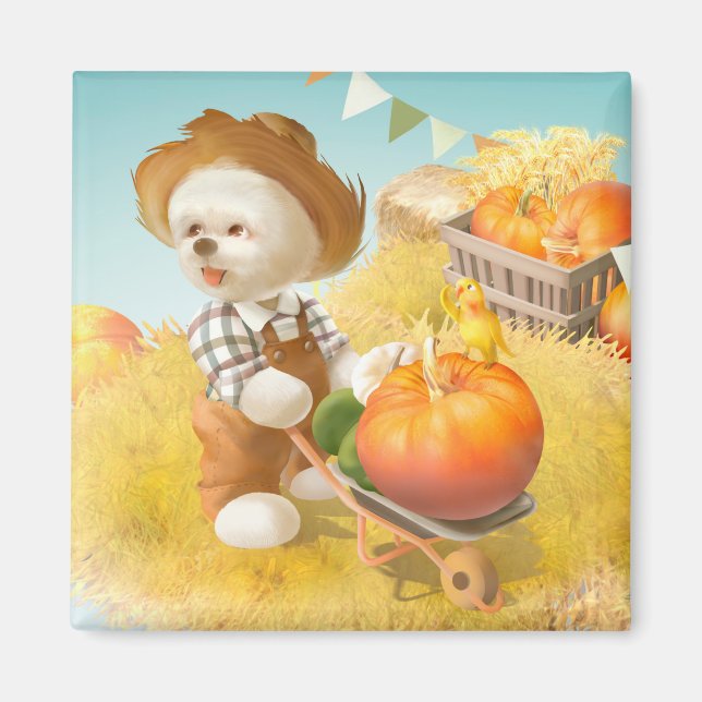 Imã Cachorro-quente com abóbora (Frente)