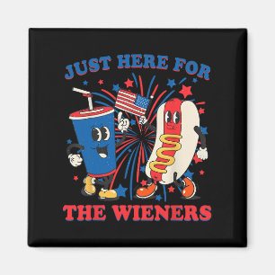 Imã Cachorro Quente Estou aqui apenas para os Wieners 